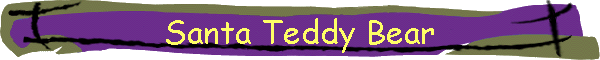 Santa Teddy Bear